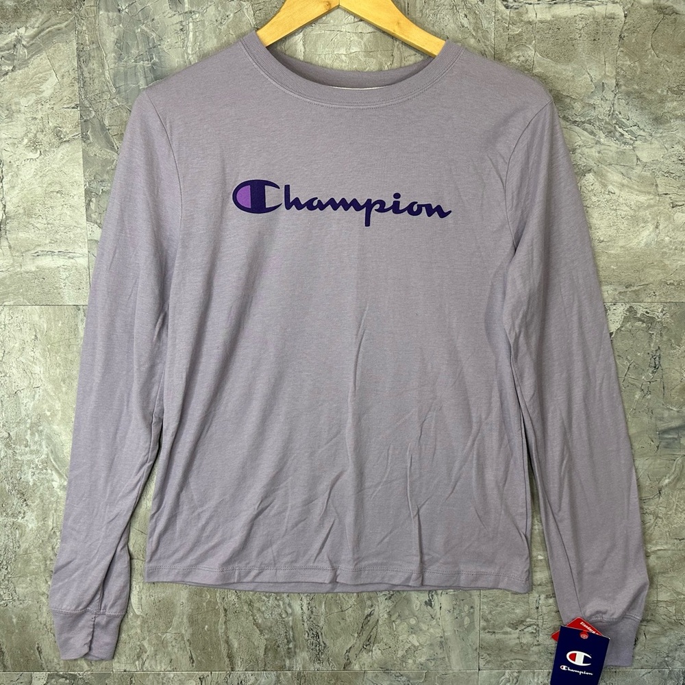Champion Lavender Long‎ Sleeve Top Woman’s Small NWT